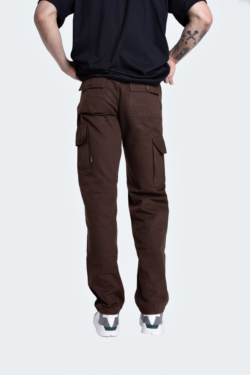 Calça Cargo Basic Marrom