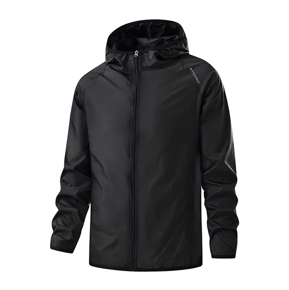 Jaqueta Corta Vento Preto Liso