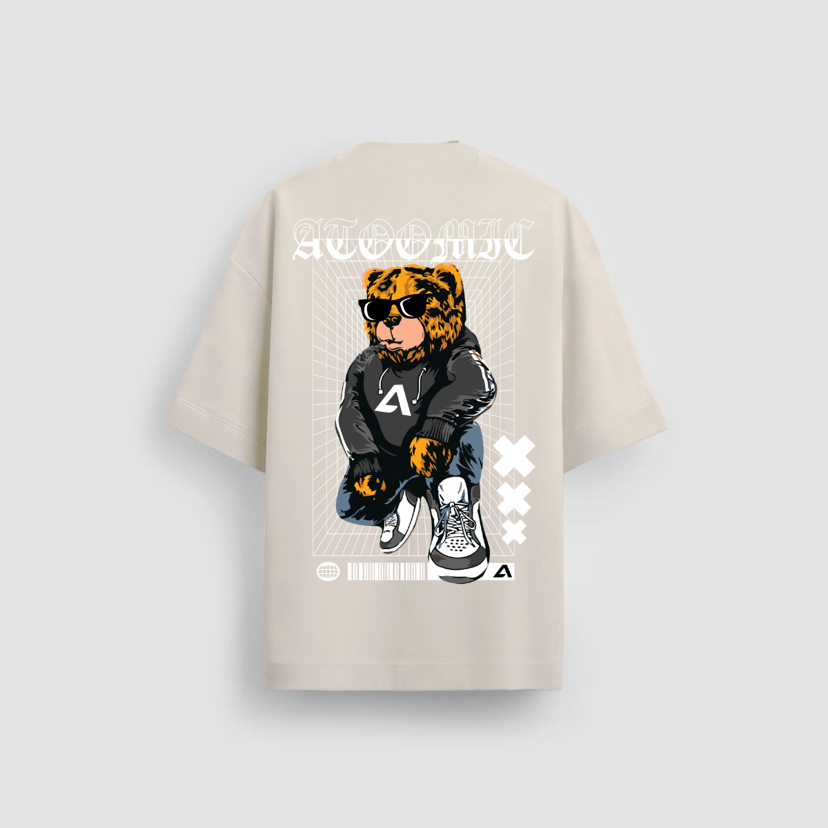 Camisa Masculina Oversized Premium 20.1 Urso Atoomic