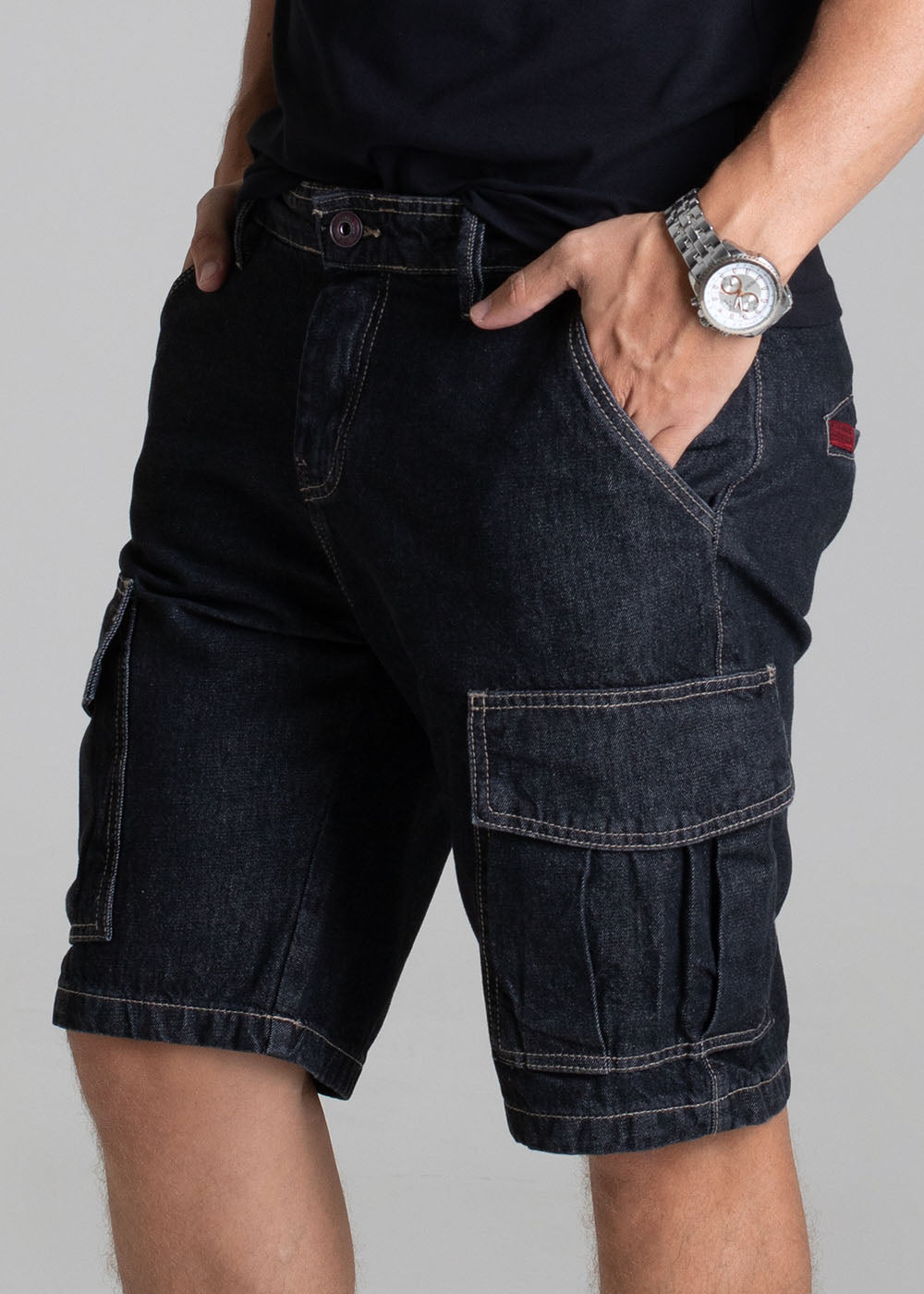 Bermuda Jeans Sawary - 278675 PRETO