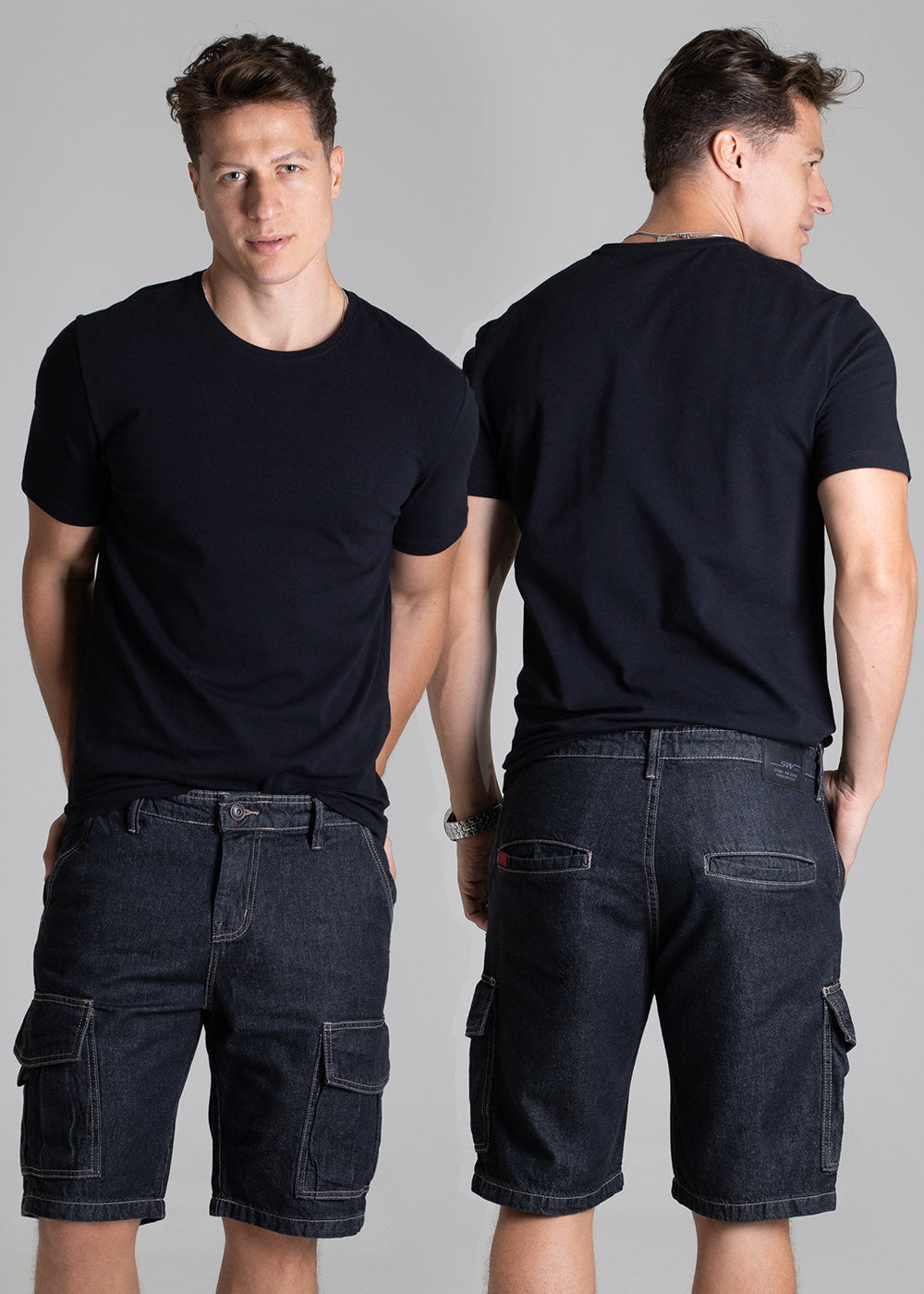 Bermuda Jeans Sawary - 278675 PRETO