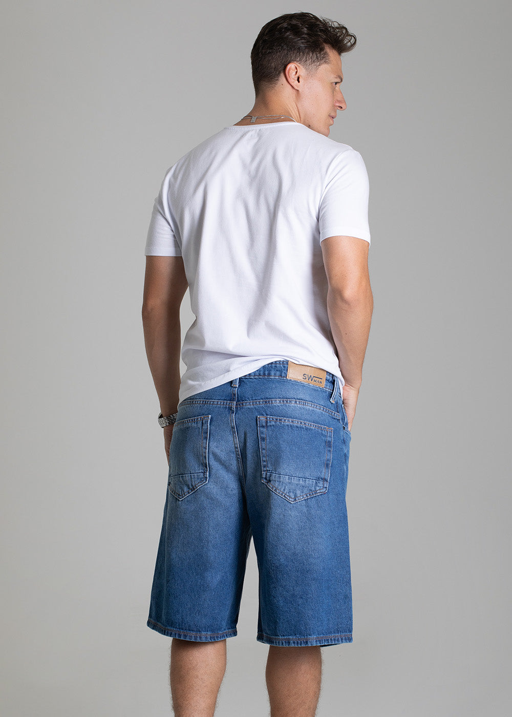 Bermuda Jeans Sawary - 279215 AZUL