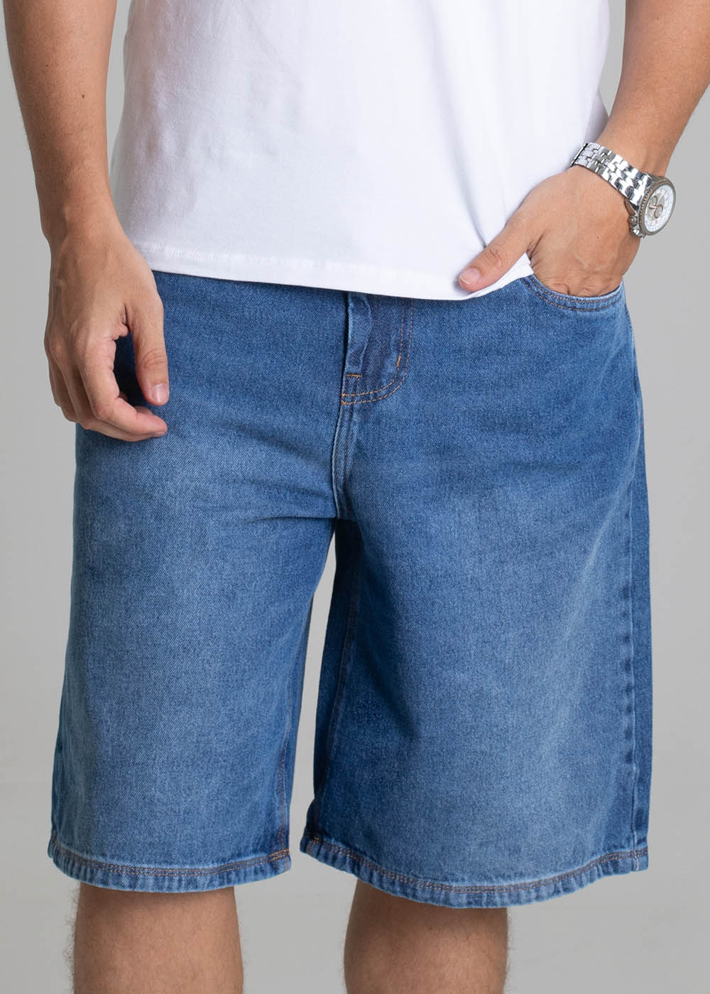 Bermuda Jeans Sawary - 279215 AZUL
