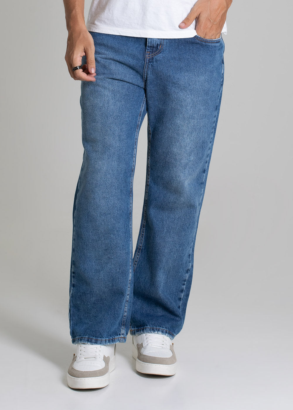 Calça Jeans Sawary Baggy - 279306 AZUL