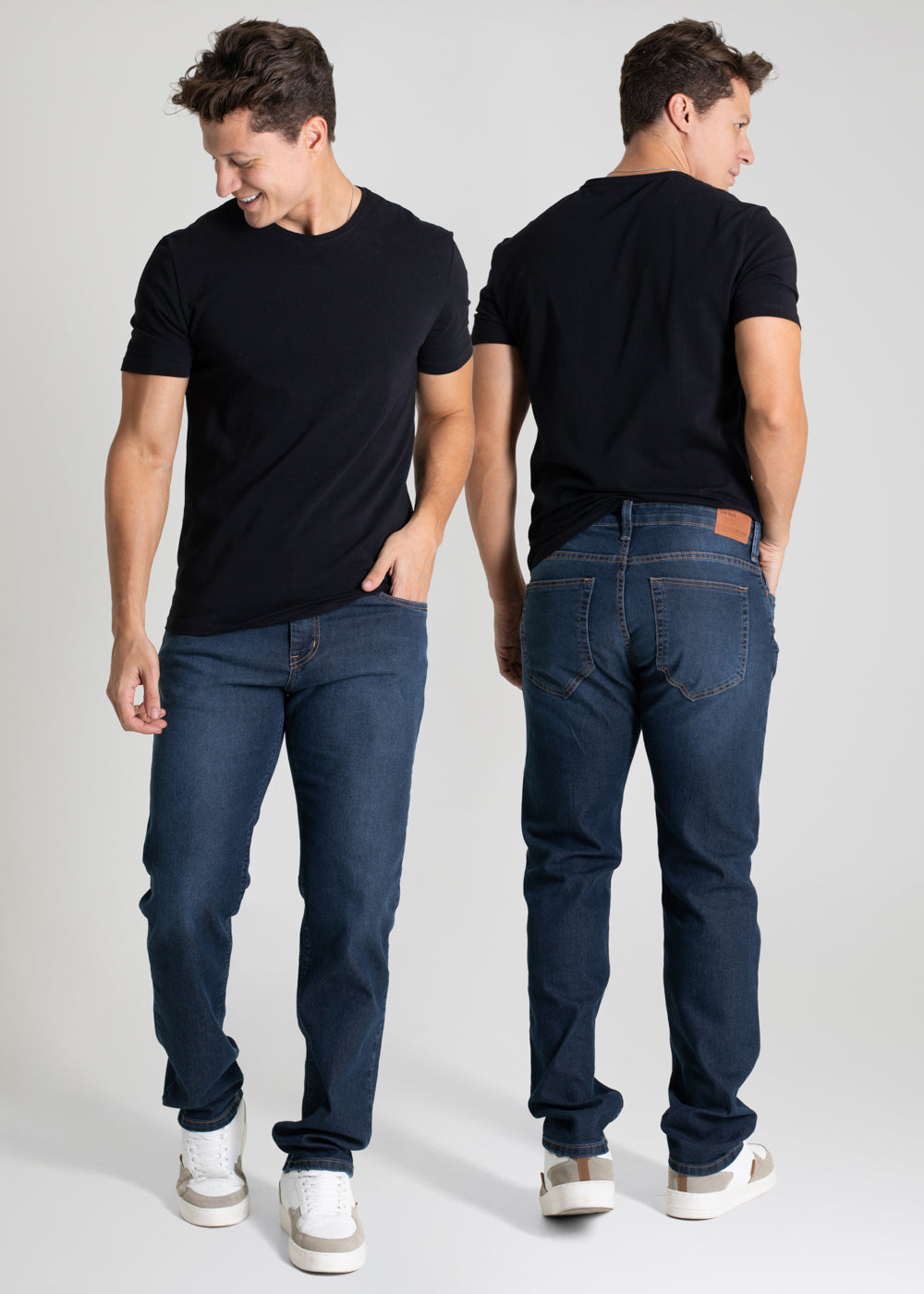 Calça Jeans Sawary Reta - 280146 PRETO