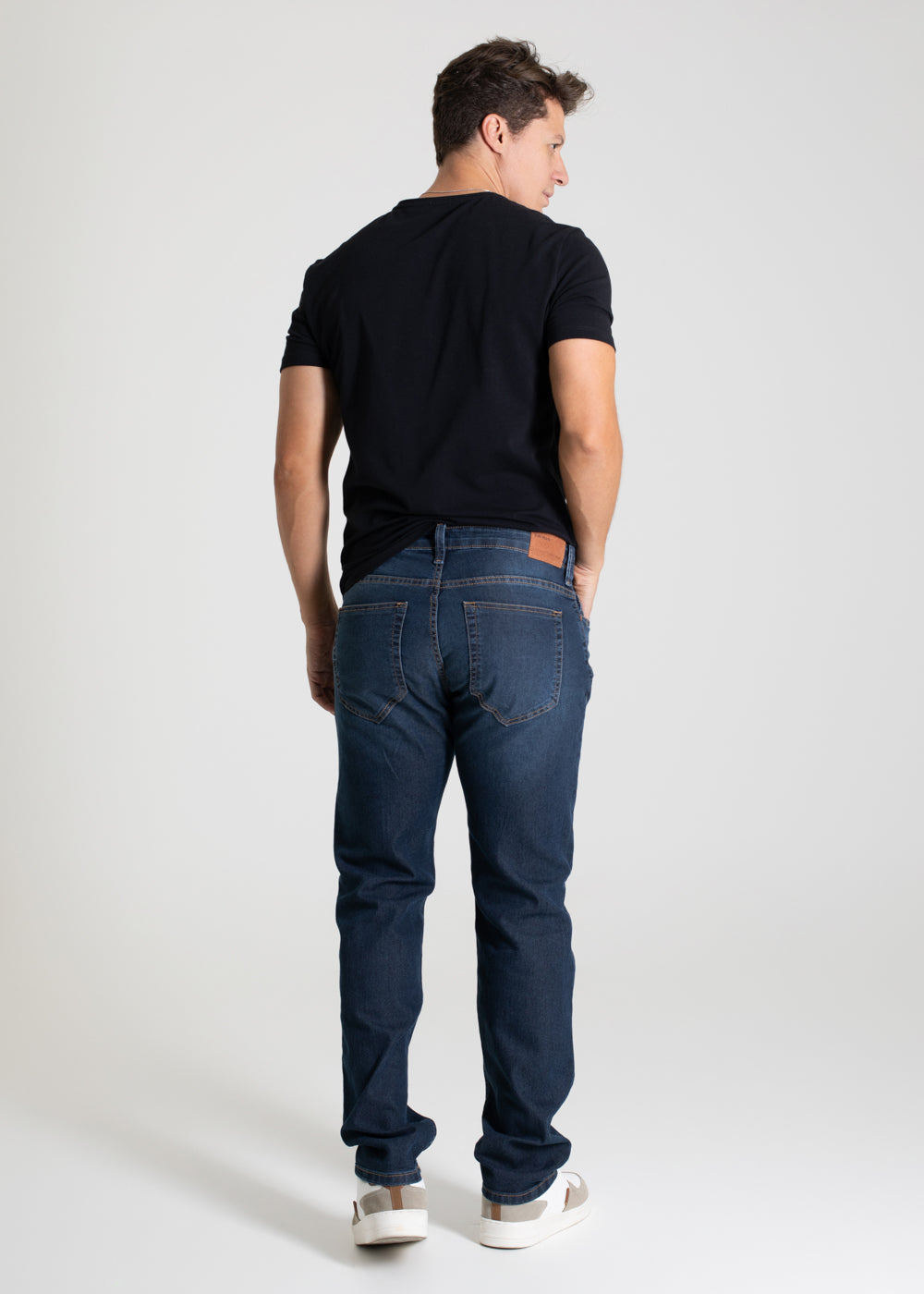 Calça Jeans Sawary Reta - 280146 PRETO