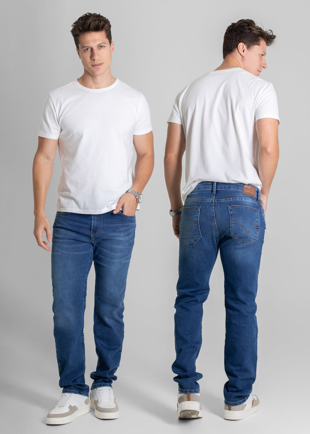 Calça Jeans Sawary Reta - 280195 AZUL