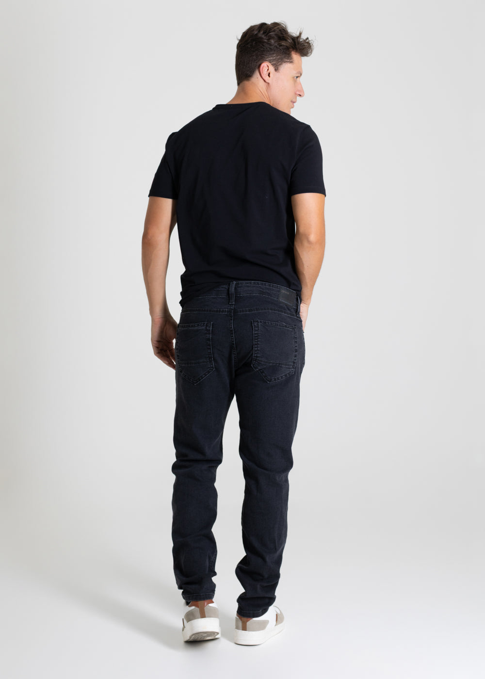 Calça Jeans Sawary Slim - 280262 PRETO