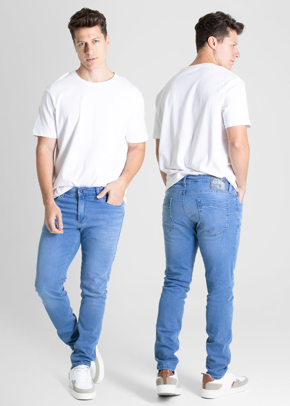 Calça Jeans Sawary Slim - 280550 AZUL