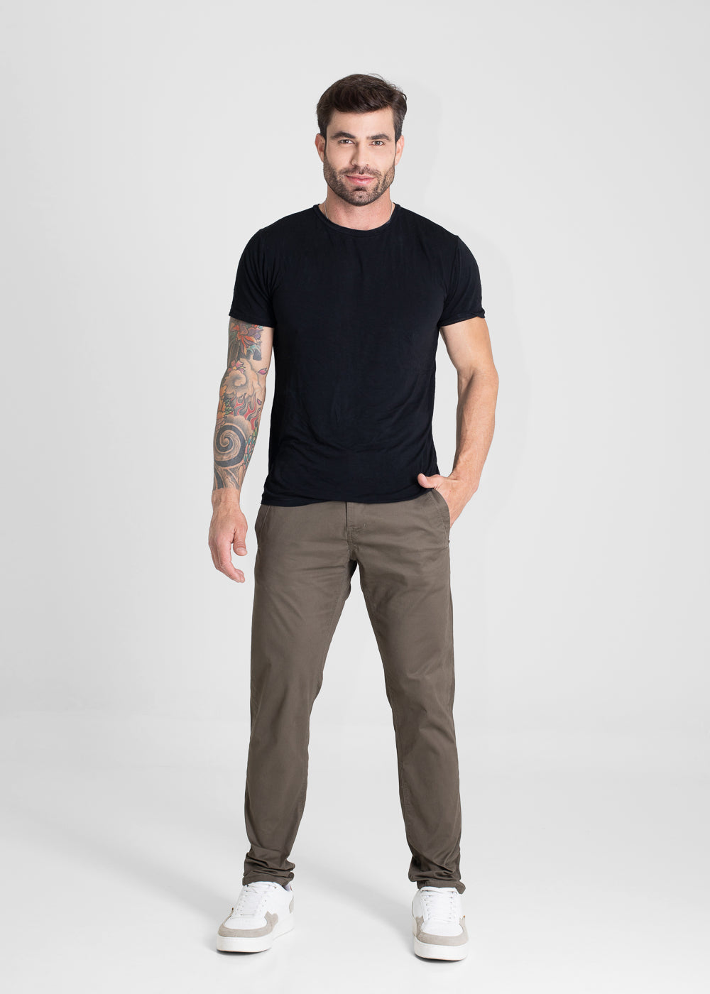 Calça Sarja Sawary Slim - 280556 VERDE