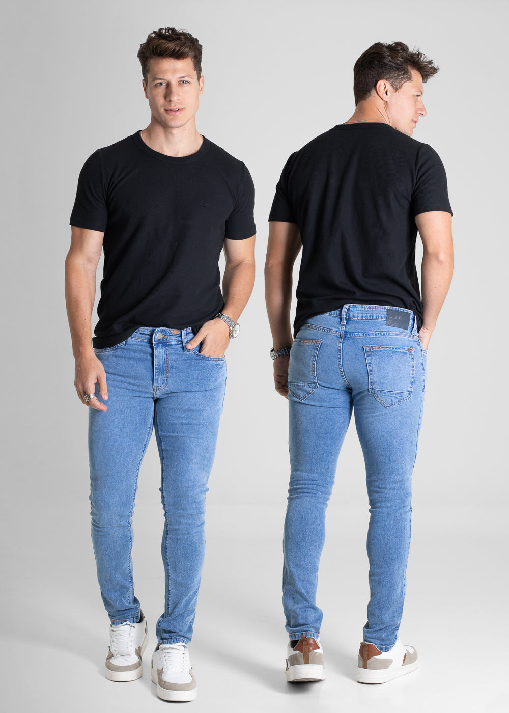 Calça Jeans Sawary Slim - 280557 AZUL