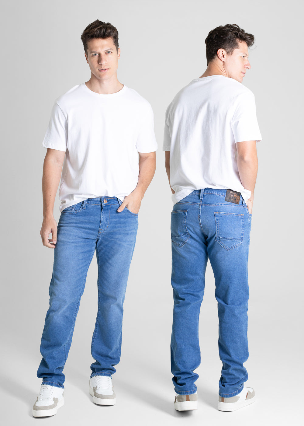 Calça Jeans Sawary Reta - 280715 AZUL