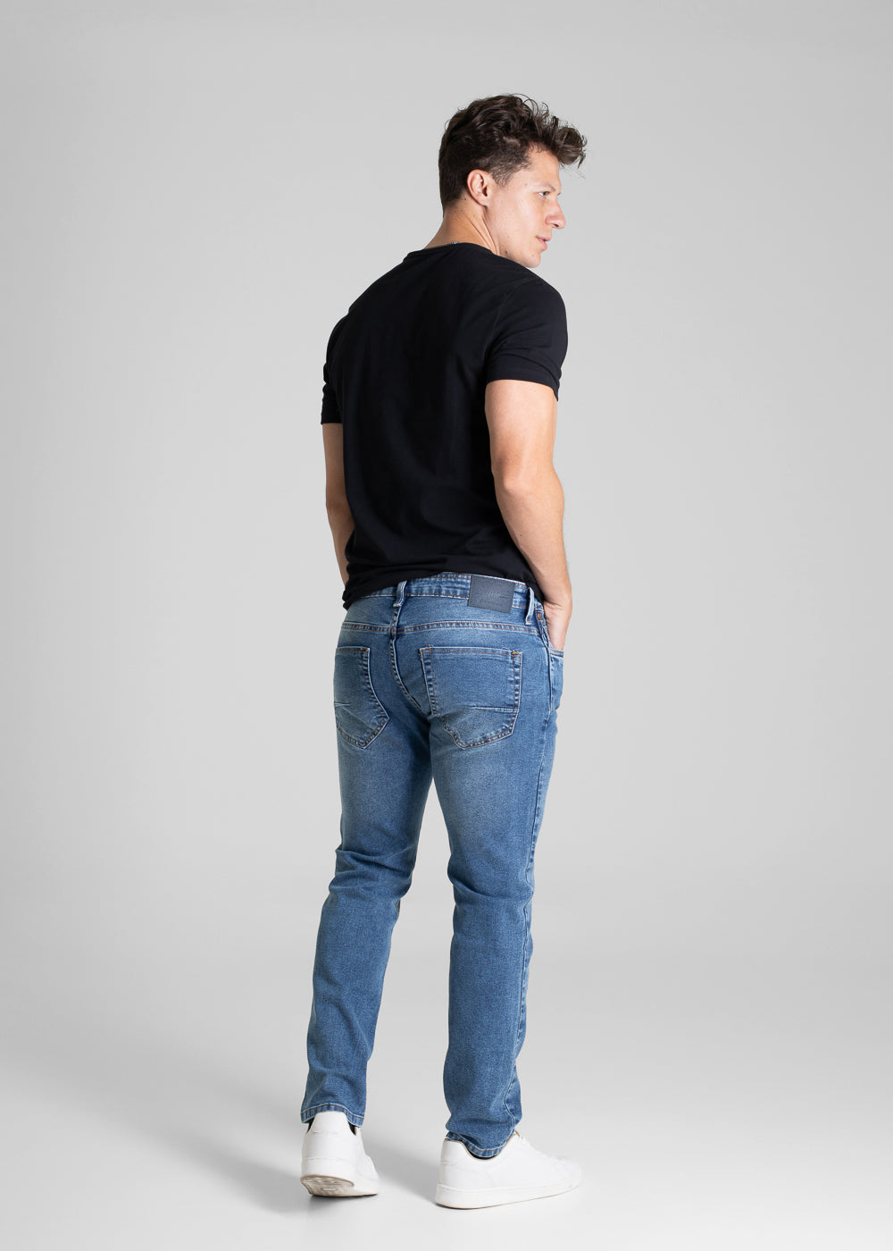 Calça Jeans Sawary Slim - 280776 AZUL