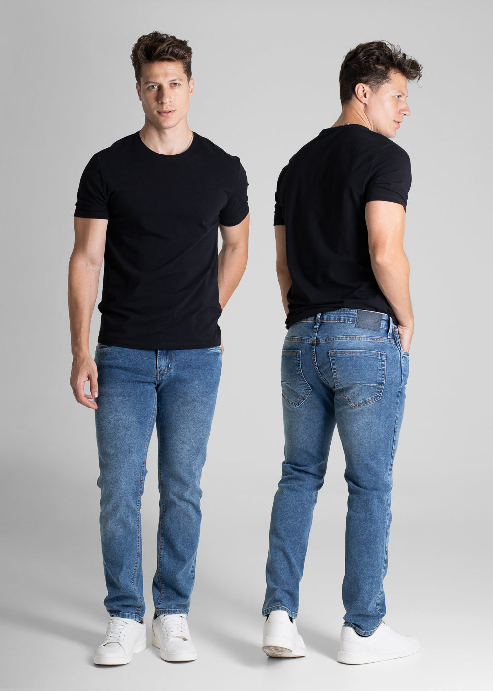 Calça Jeans Sawary Slim - 280776 AZUL