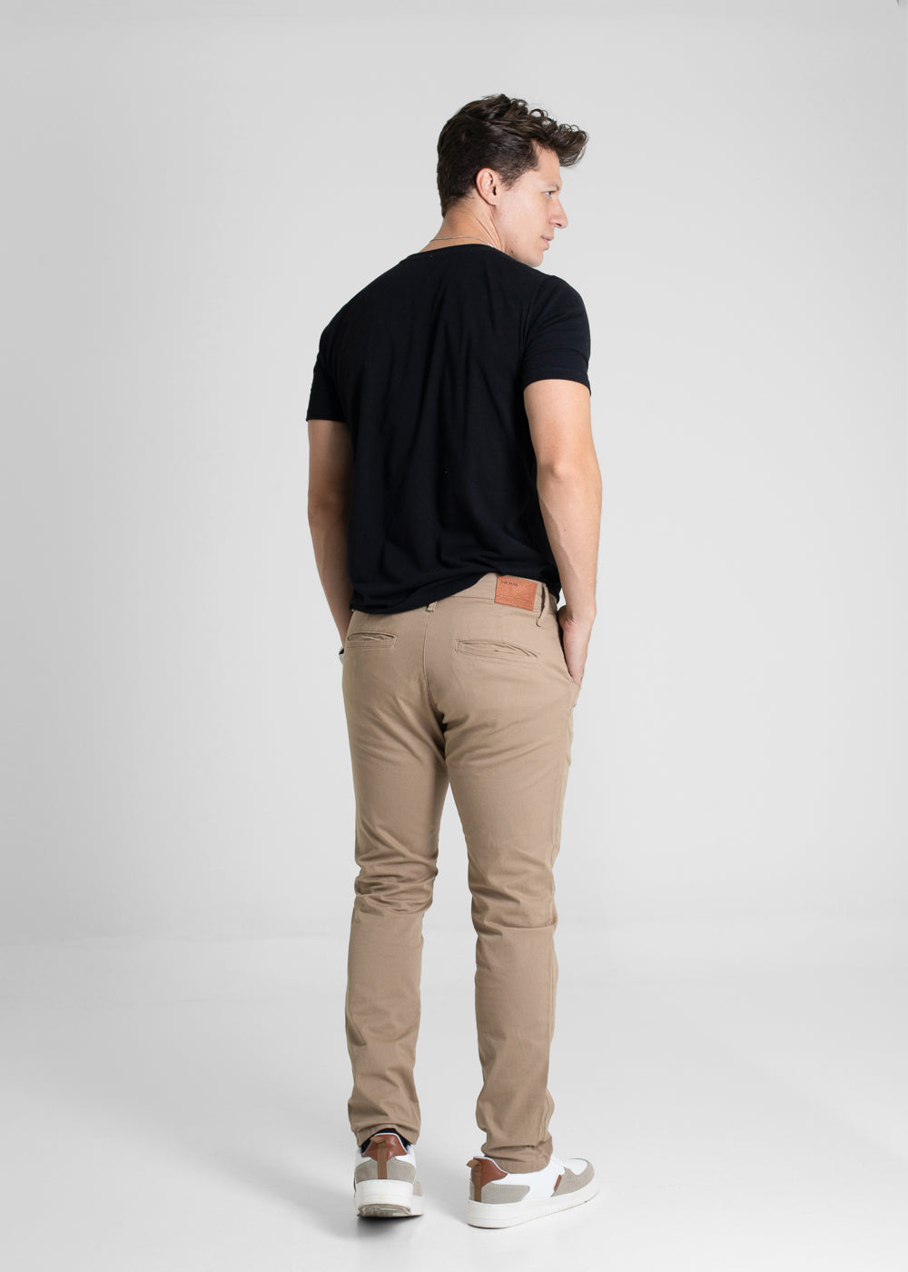 Calça Sarja Sawary Slim - 280830 MARROM