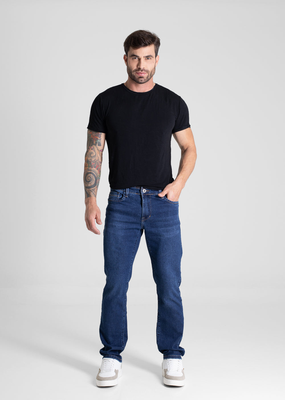 Calça Jeans Sawary Reta - 280906 AZUL