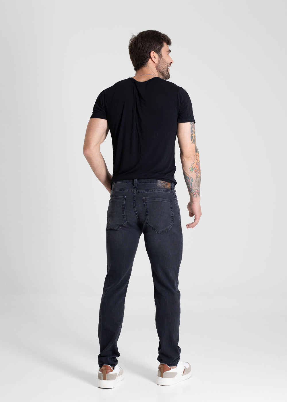 Calça Jeans Sawary Skinny - 280907 PRETO