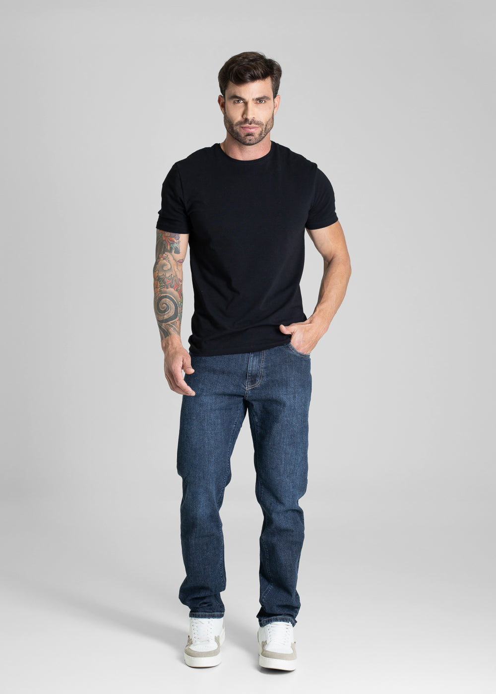 Calça Jeans Sawary Reta - 280990 AZUL