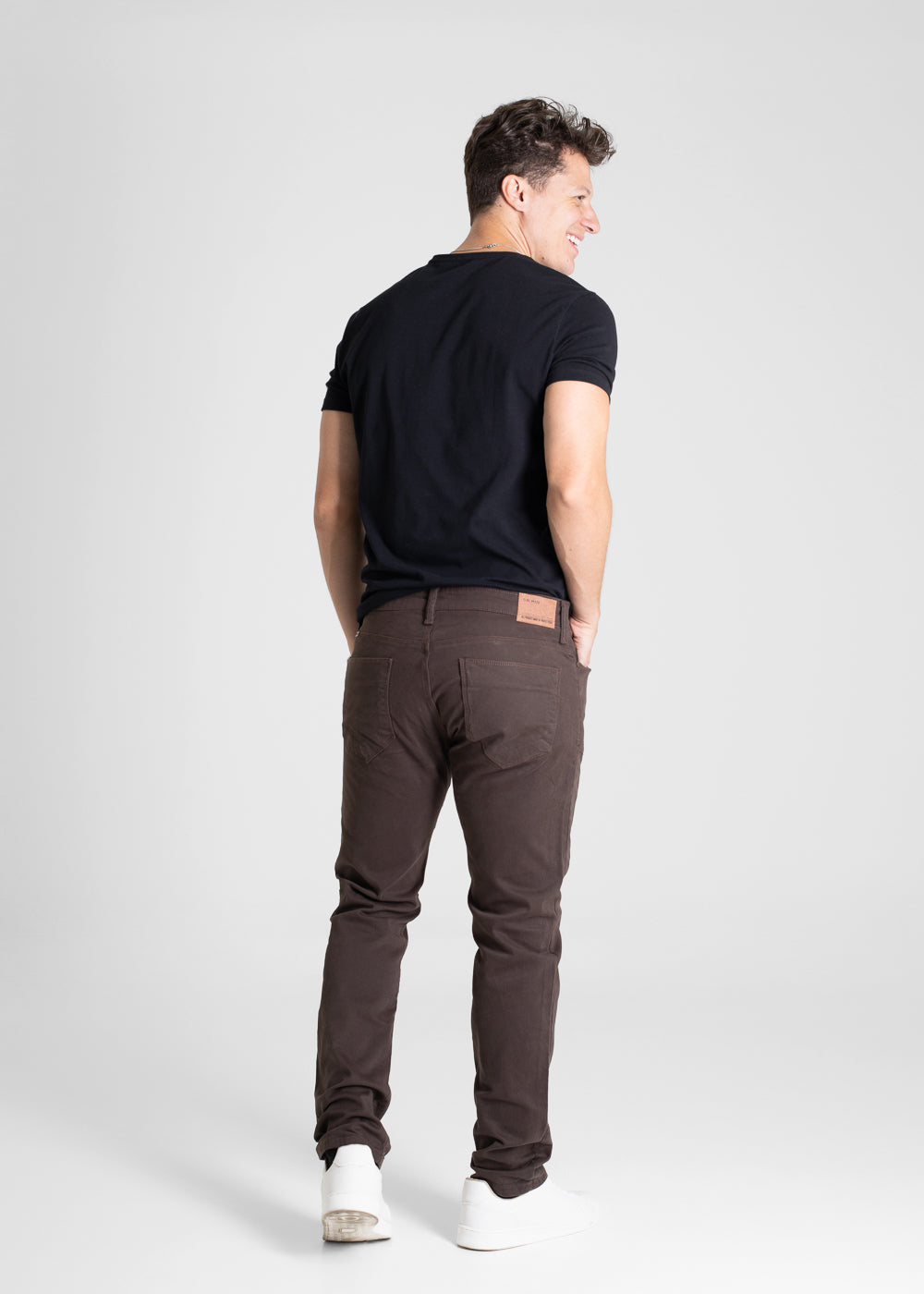 Calça Sarja Sawary Skinny- 280994 MARROM