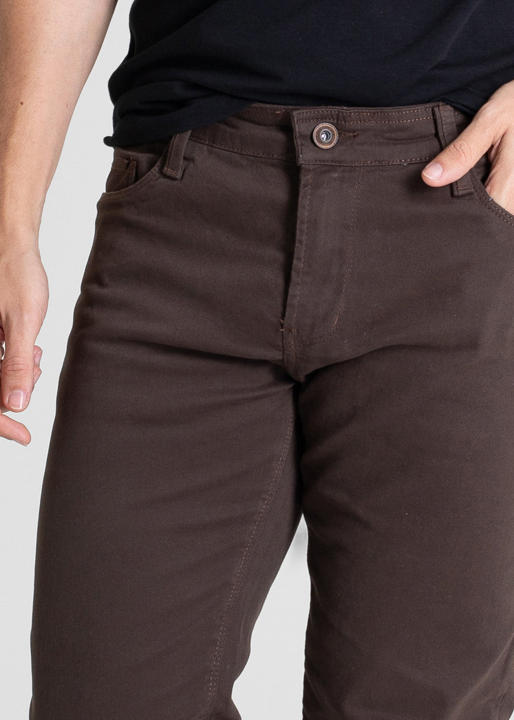 Calça Sarja Sawary Skinny- 280994 MARROM