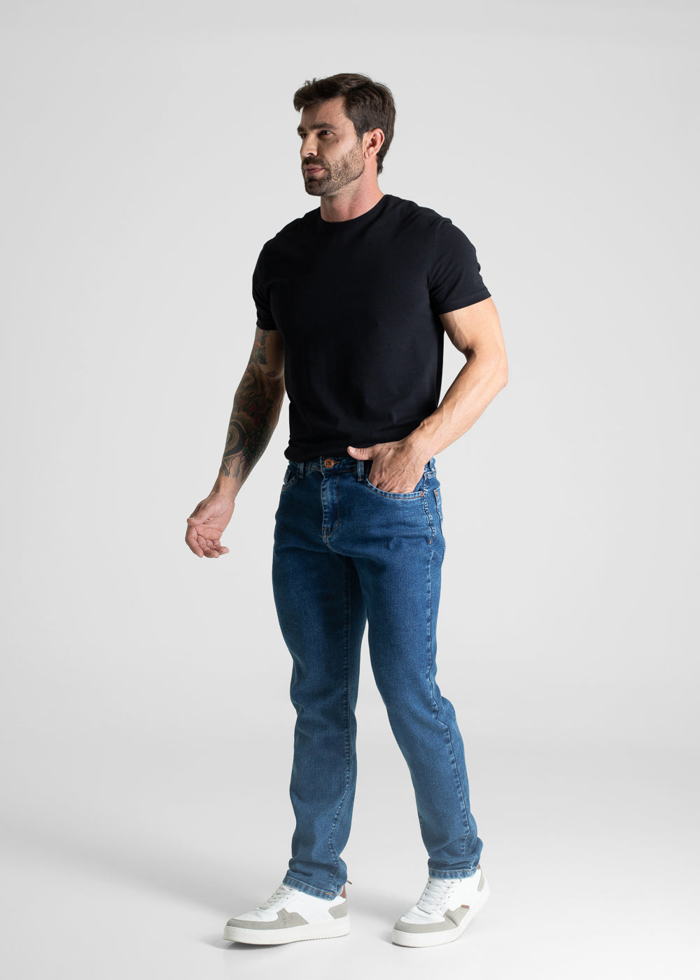 Calça Jeans Sawary Reta - 281093 AZUL