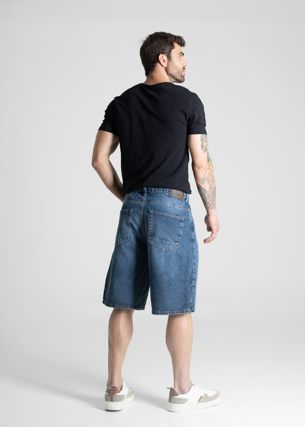 Bermuda Jeans Sawary - 281097 PRETO