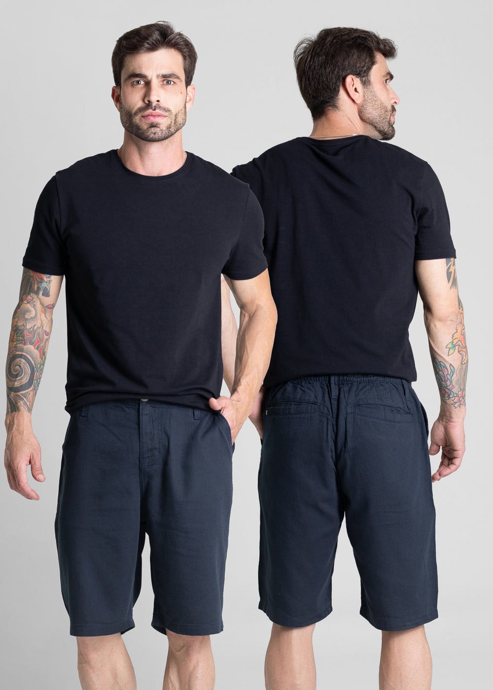 Bermuda Linho Sawary - 281161 AZUL