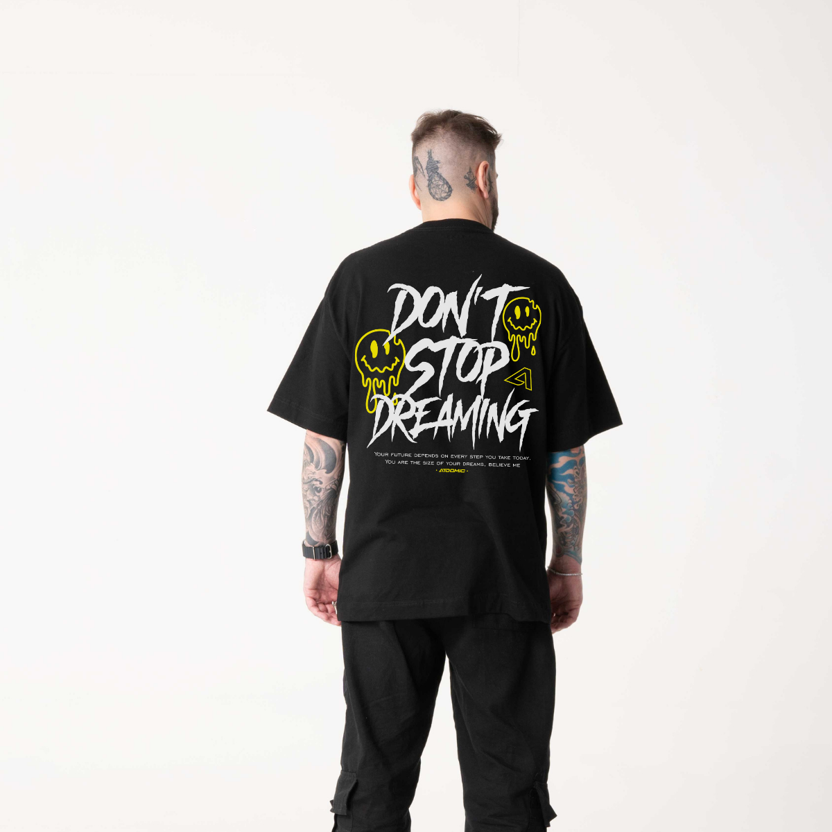 Camisa Masculina Oversized Premium 20.1 Don't Stop Dreaming