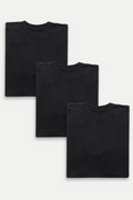 Kit 3 Camisetas Regular Fit DailyBasics Preto