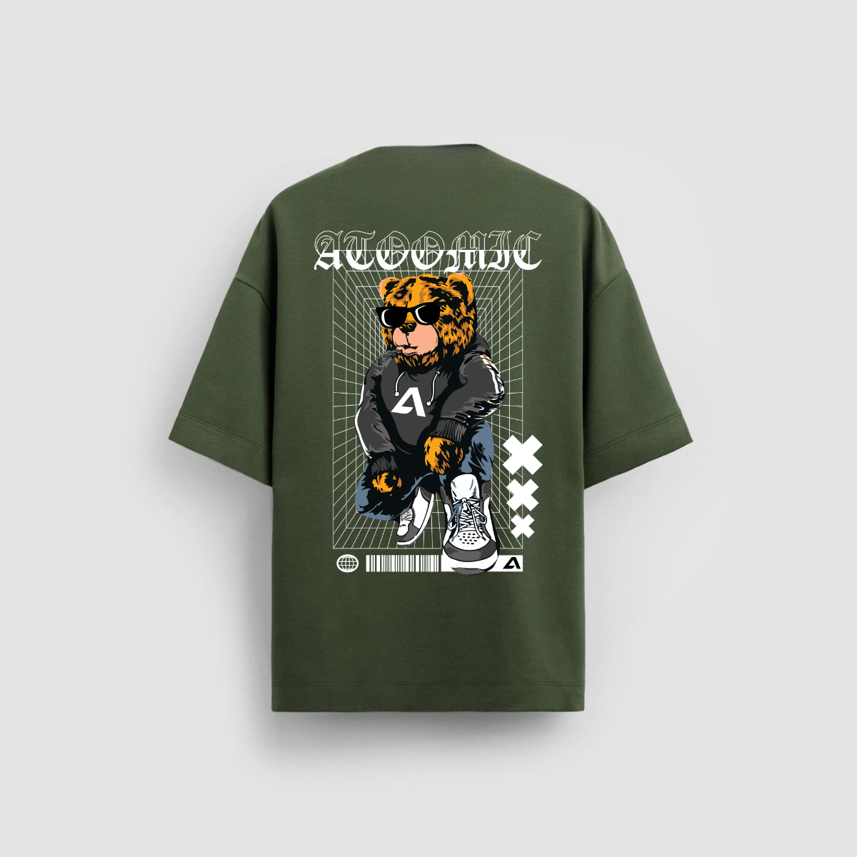 Camisa Masculina Oversized Premium 20.1 Urso Atoomic