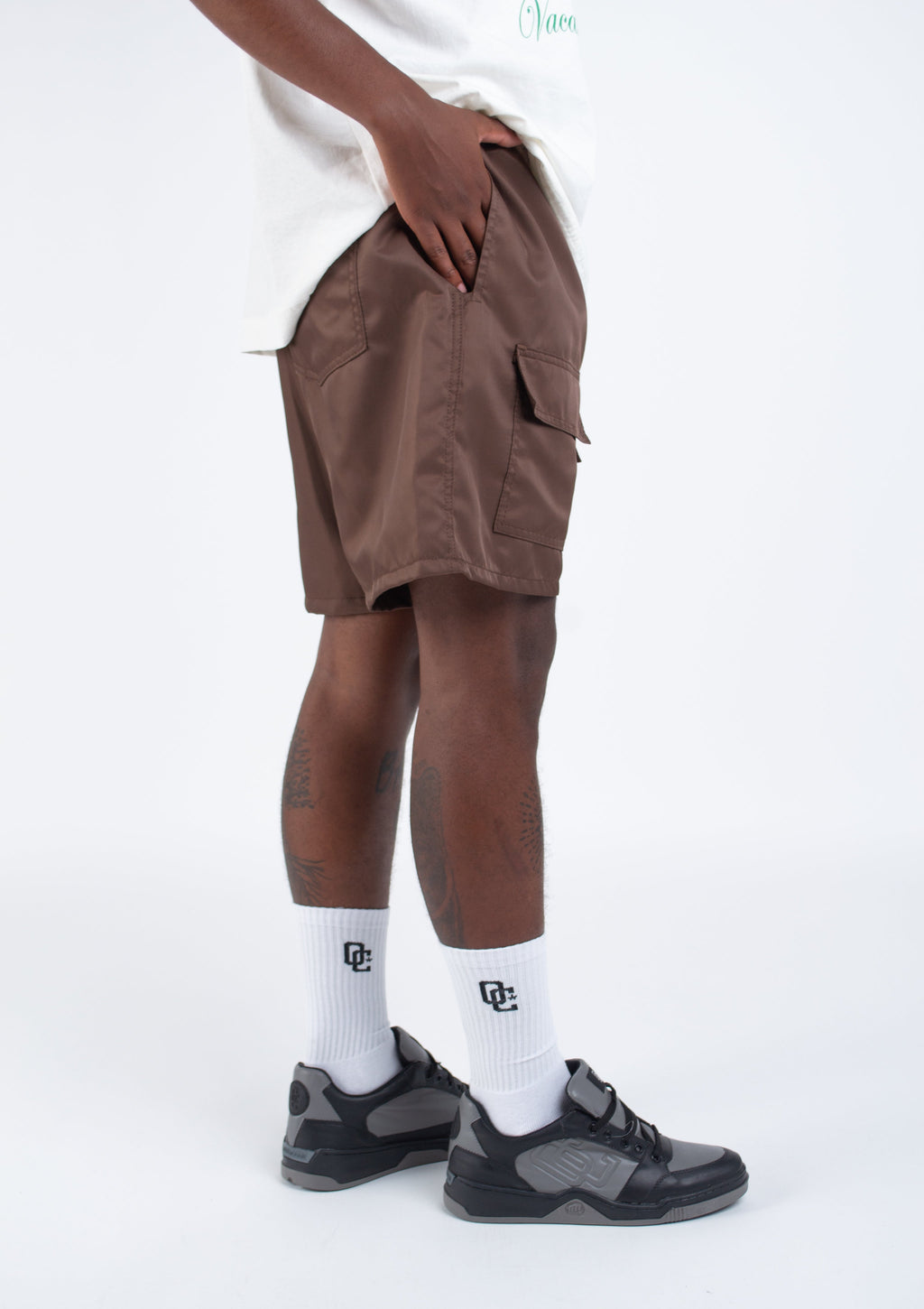 Shorts Heavy Cargo Basic Marrom