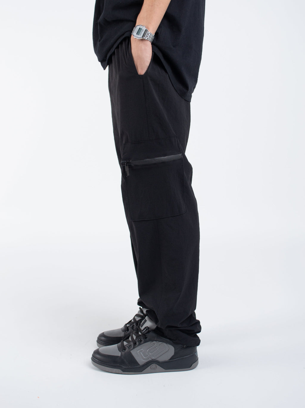 Calça Cargo Flex Preta