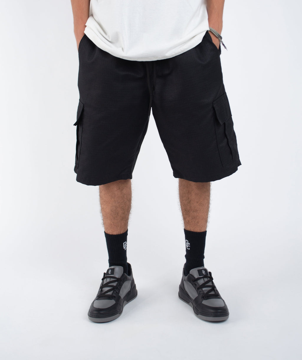 Bermuda Cargo Rip Stop  Basic Preta