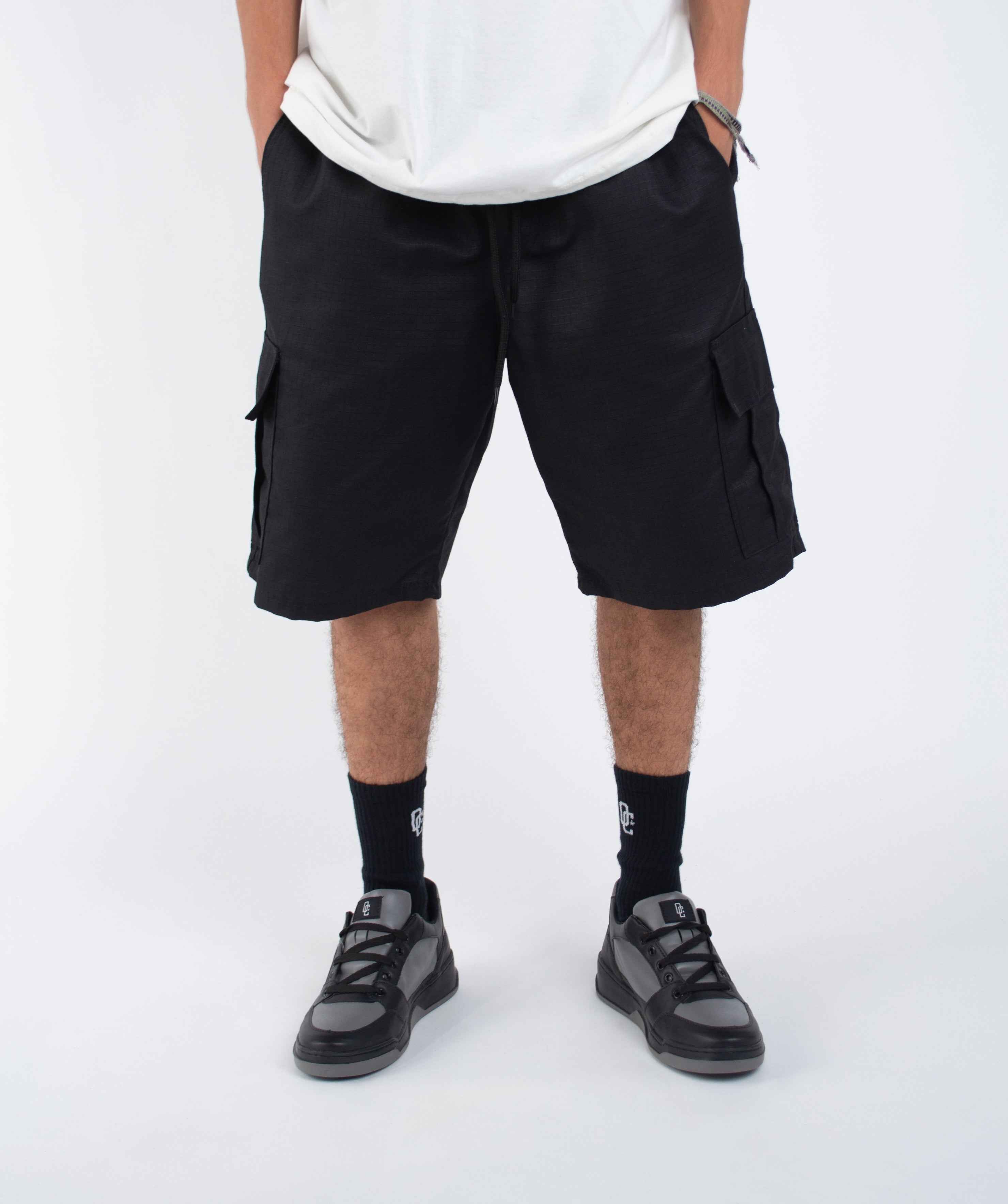 Bermuda Cargo Rip Stop  Basic Preta