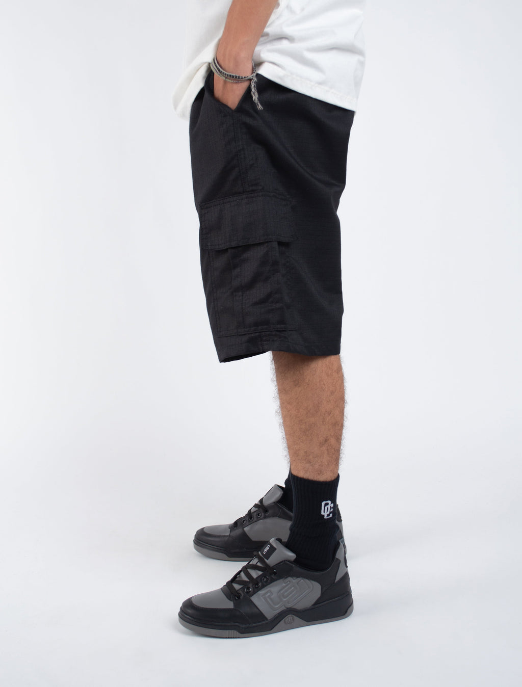 Bermuda Cargo Rip Stop  Basic Preta