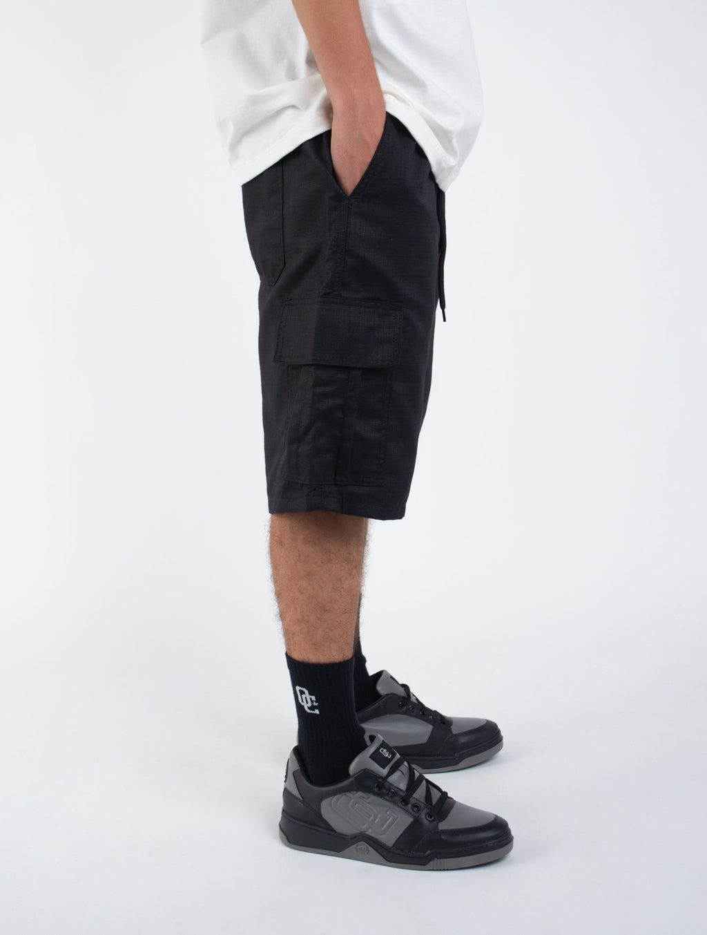 Bermuda Cargo Rip Stop  Basic Preta