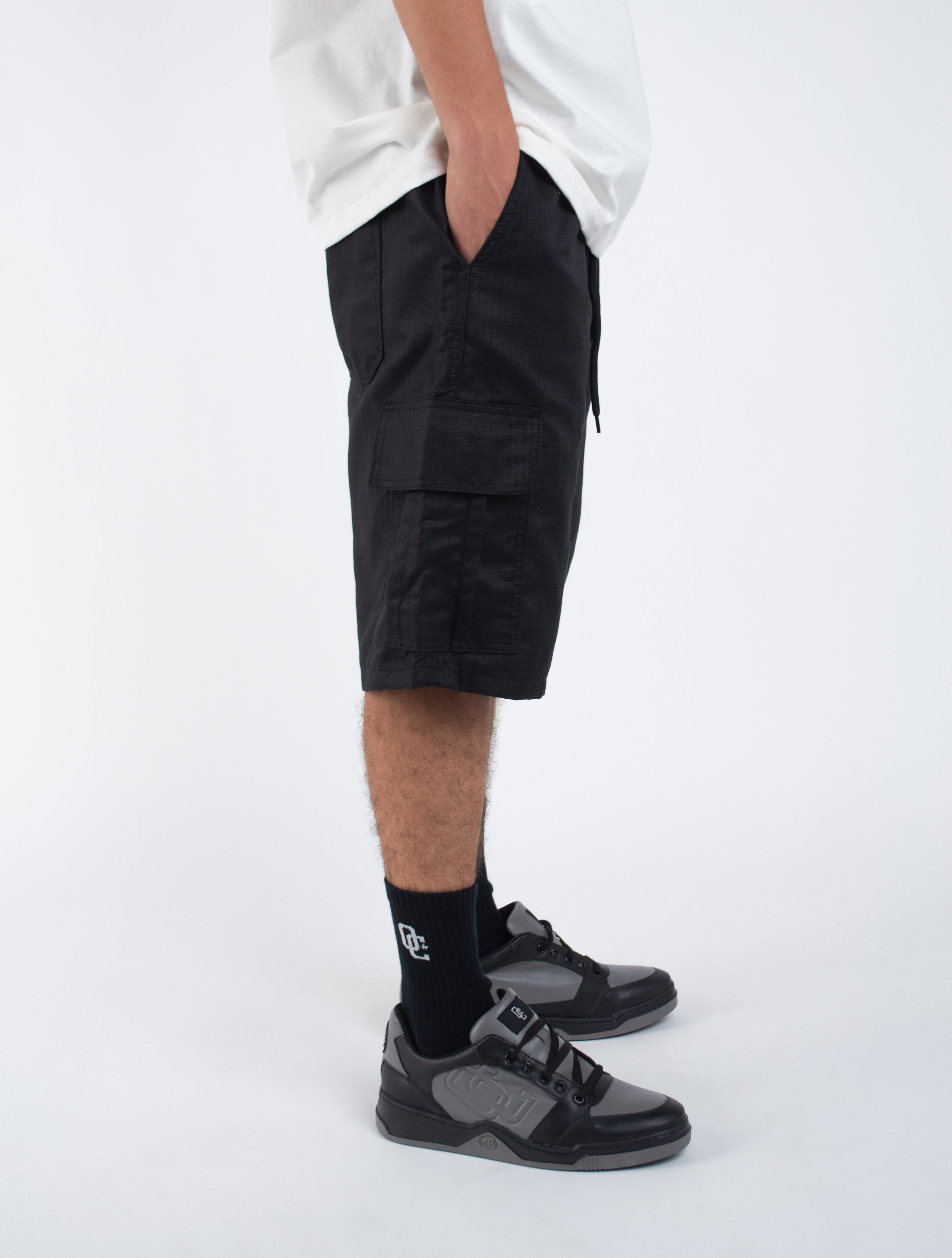 Bermuda Cargo Rip Stop  Basic Preta