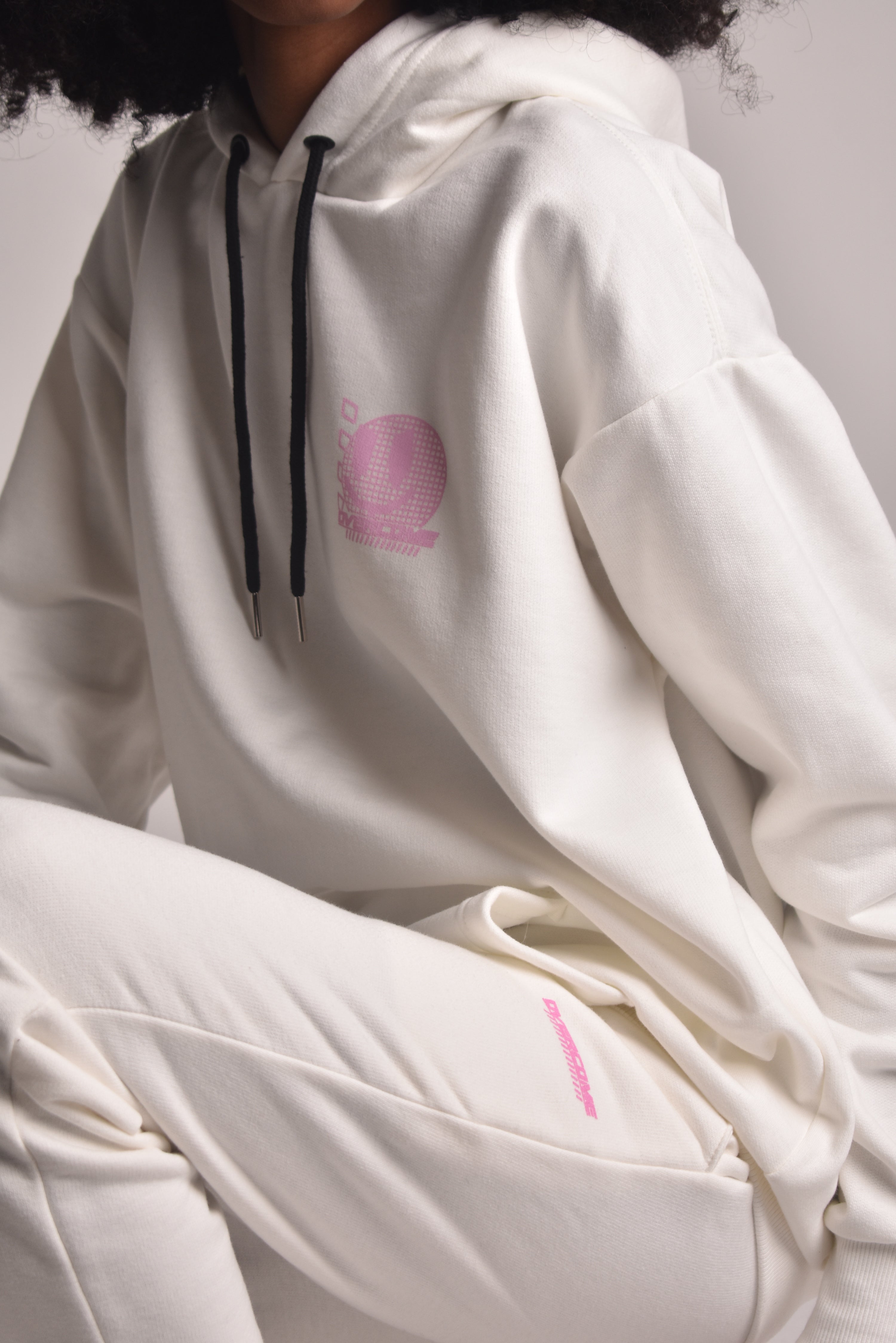 Calça Moletom Domination Smile Off White