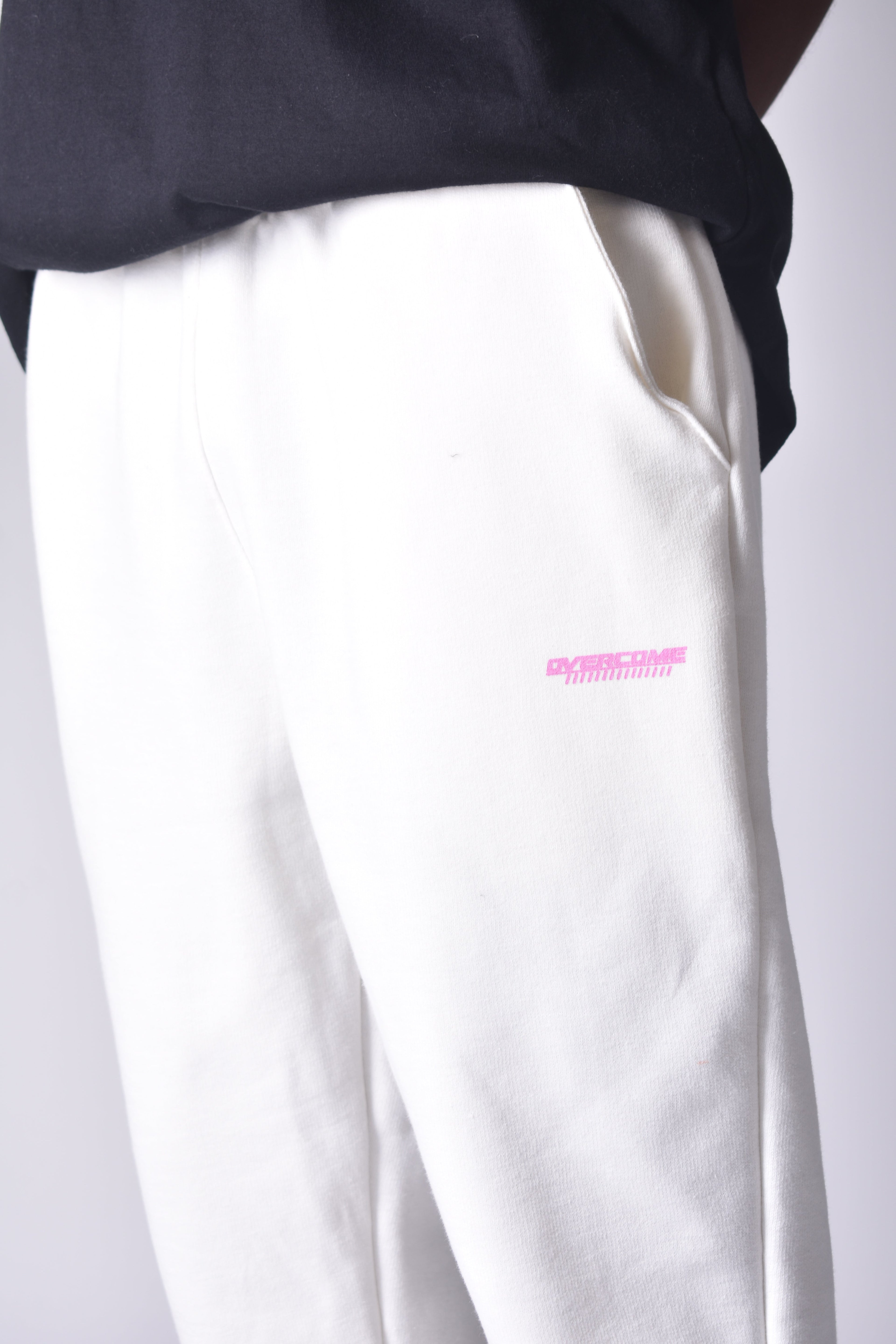 Calça Moletom Domination Smile Off White