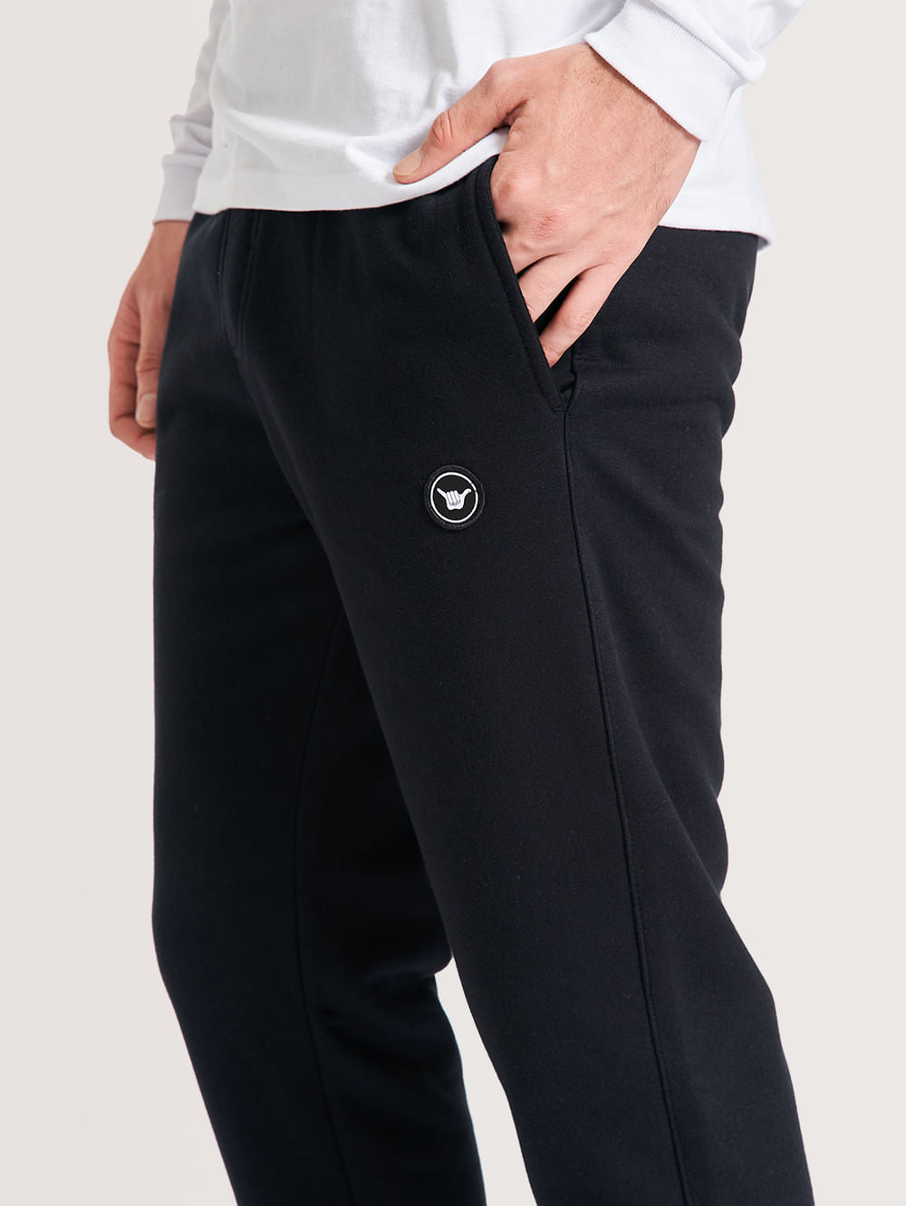 Calça Moletom Hang Loose Sound Preta