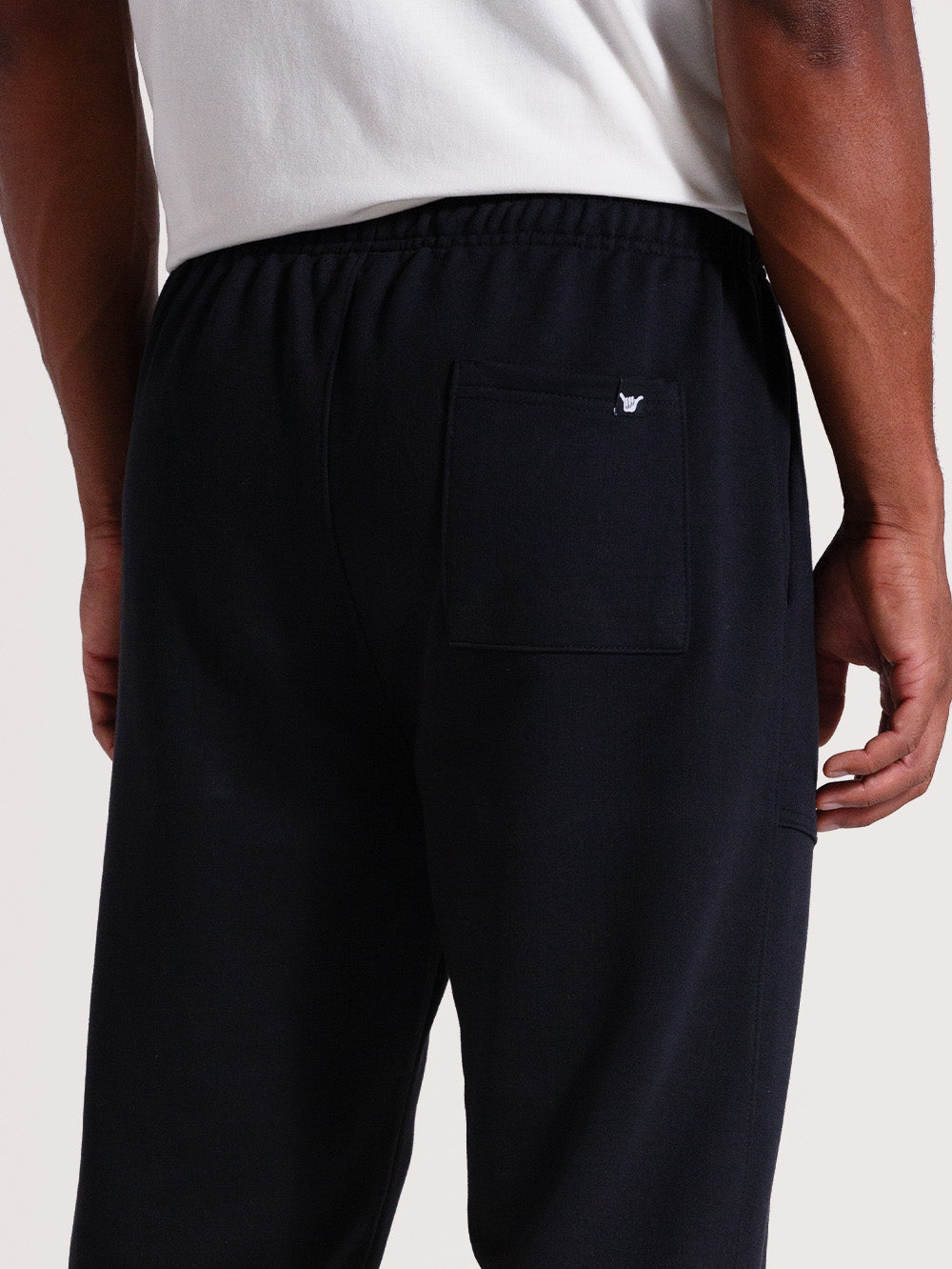 Calça Moletom Preta Hang Loose Zip