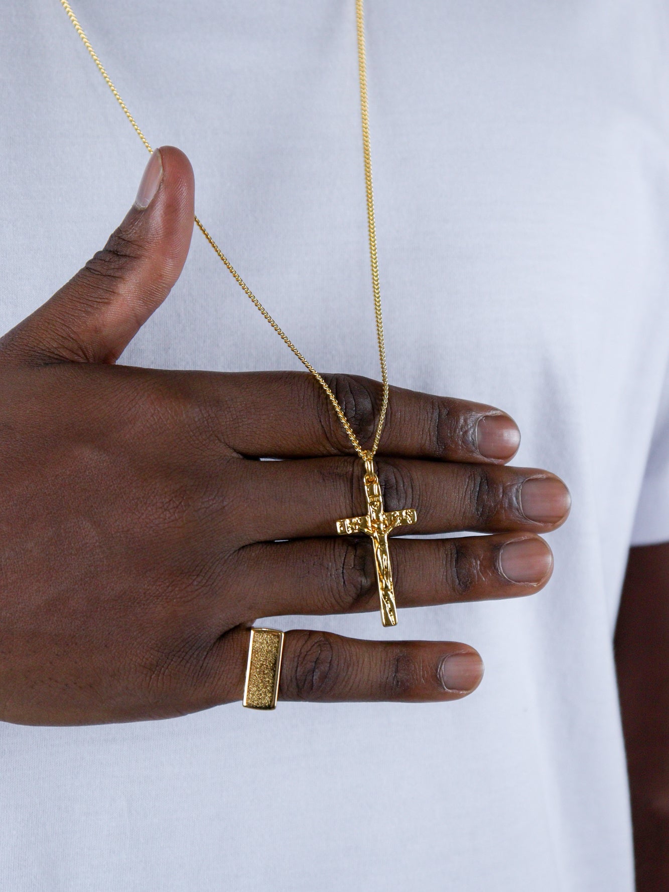 Anel Base Reta Dourado