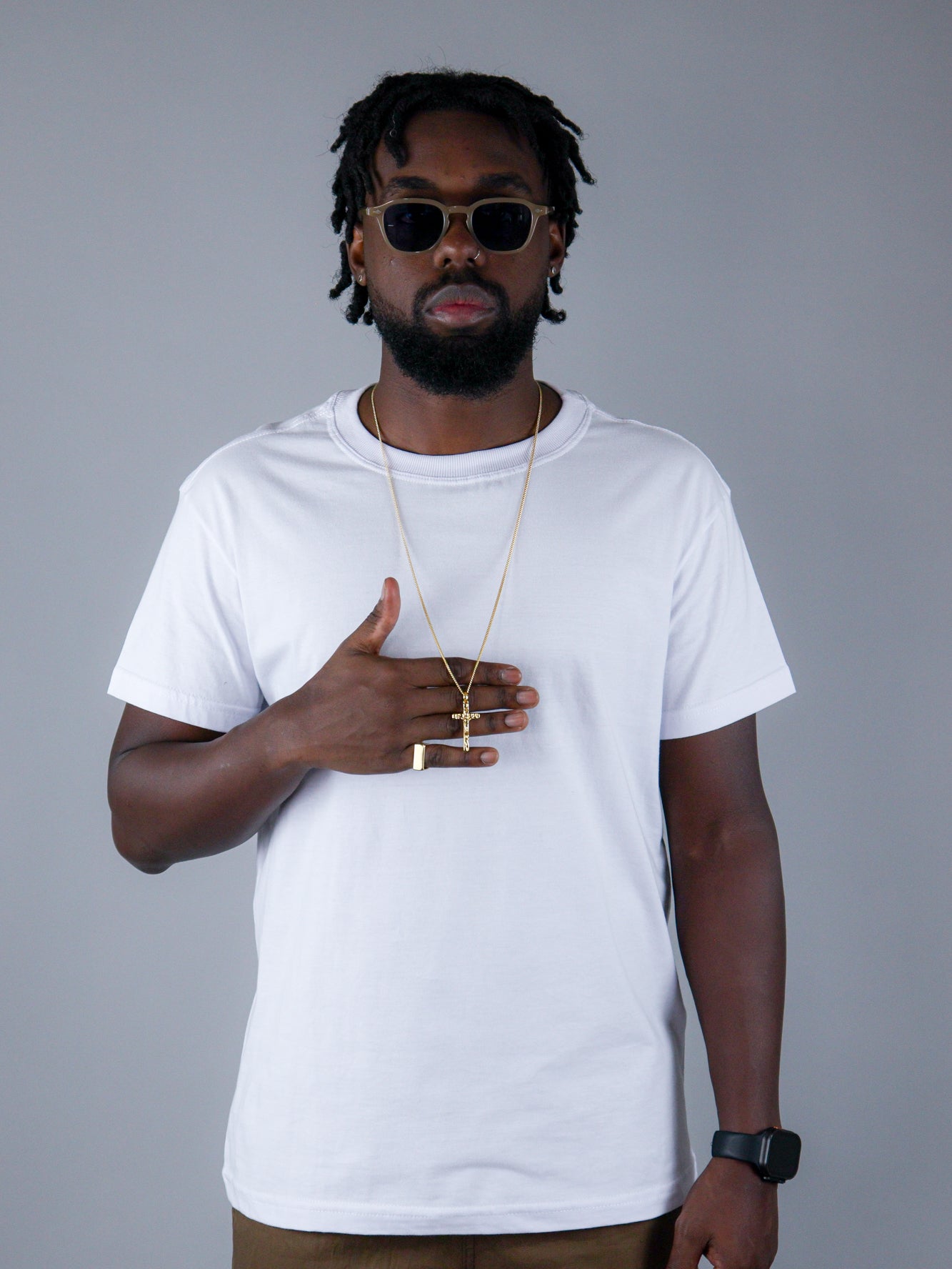 Colar de Corrente Cruz