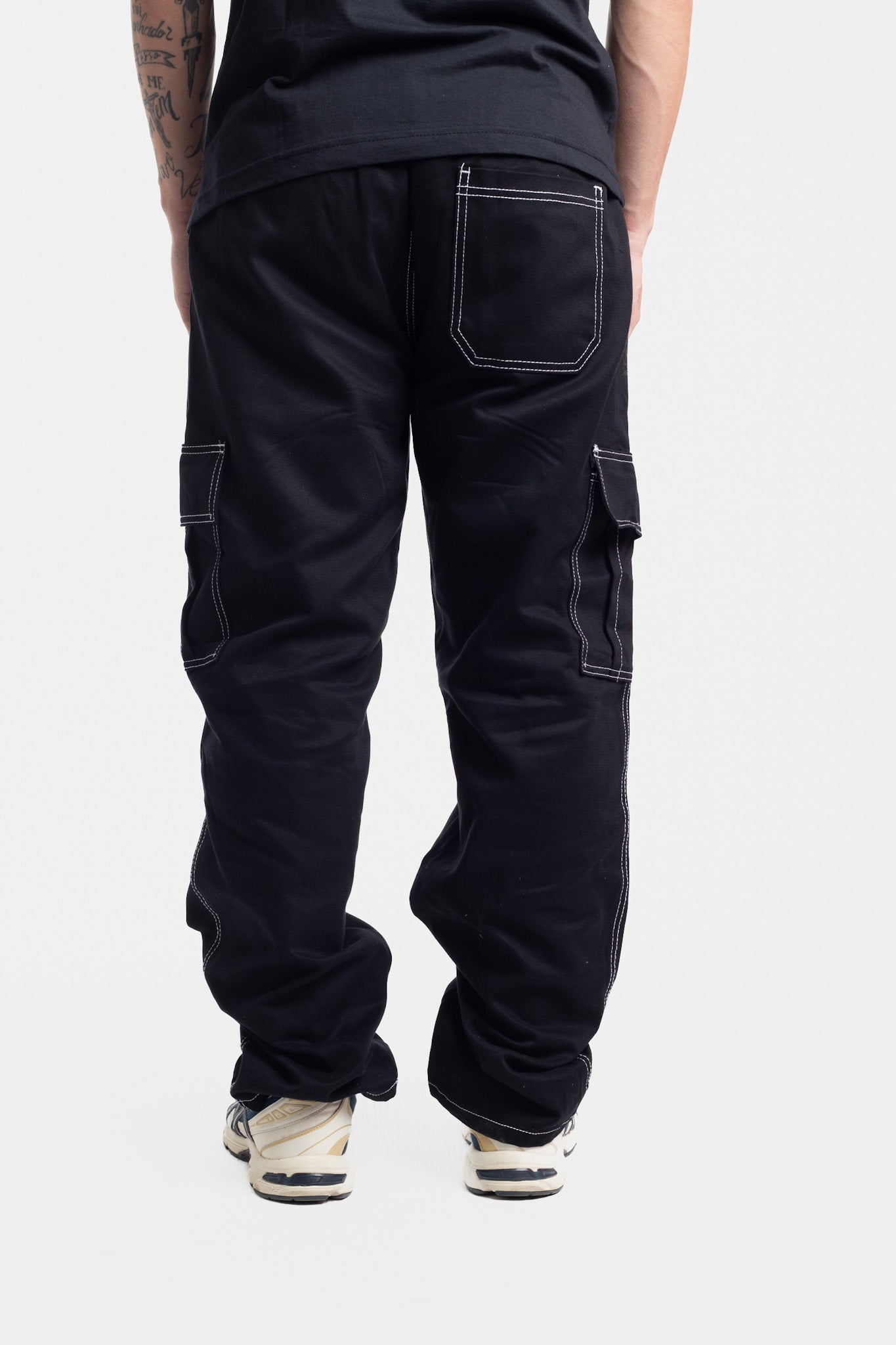 Calça Cargo Stroke Line Basic Preta