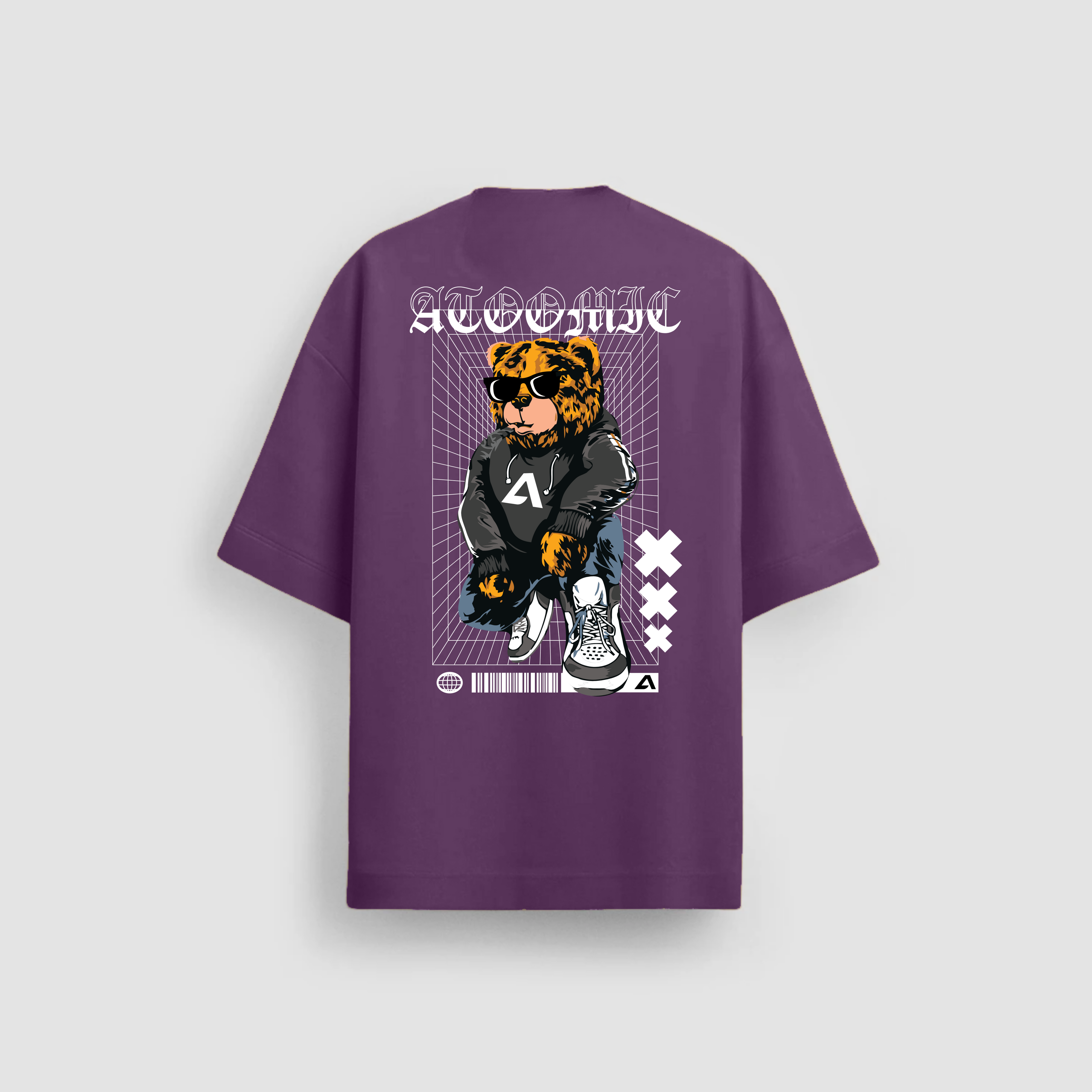 Camisa Masculina Oversized Premium 20.1 Urso Atoomic