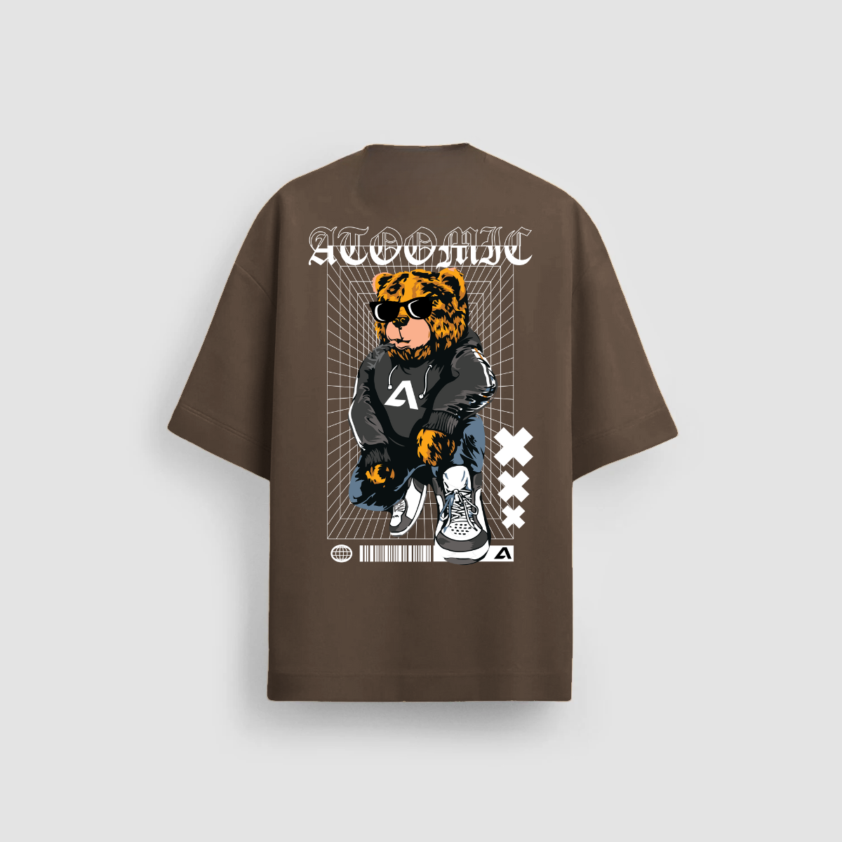 Camisa Masculina Oversized Premium 20.1 Urso Atoomic